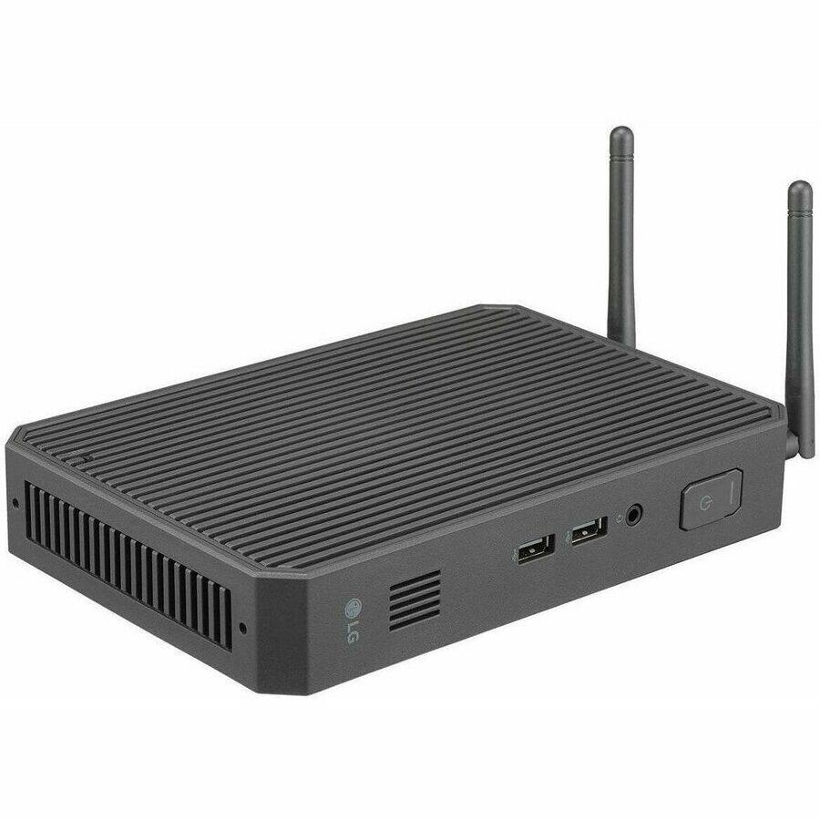 Alt View 8. LG - LG CQ600N-6N Thin Client - Intel Celeron N5105 Quad-core (4 Core) 2 GHz - Black - 4 GB RAM DDR4 SDRAM - 16 GB Flash - Black.