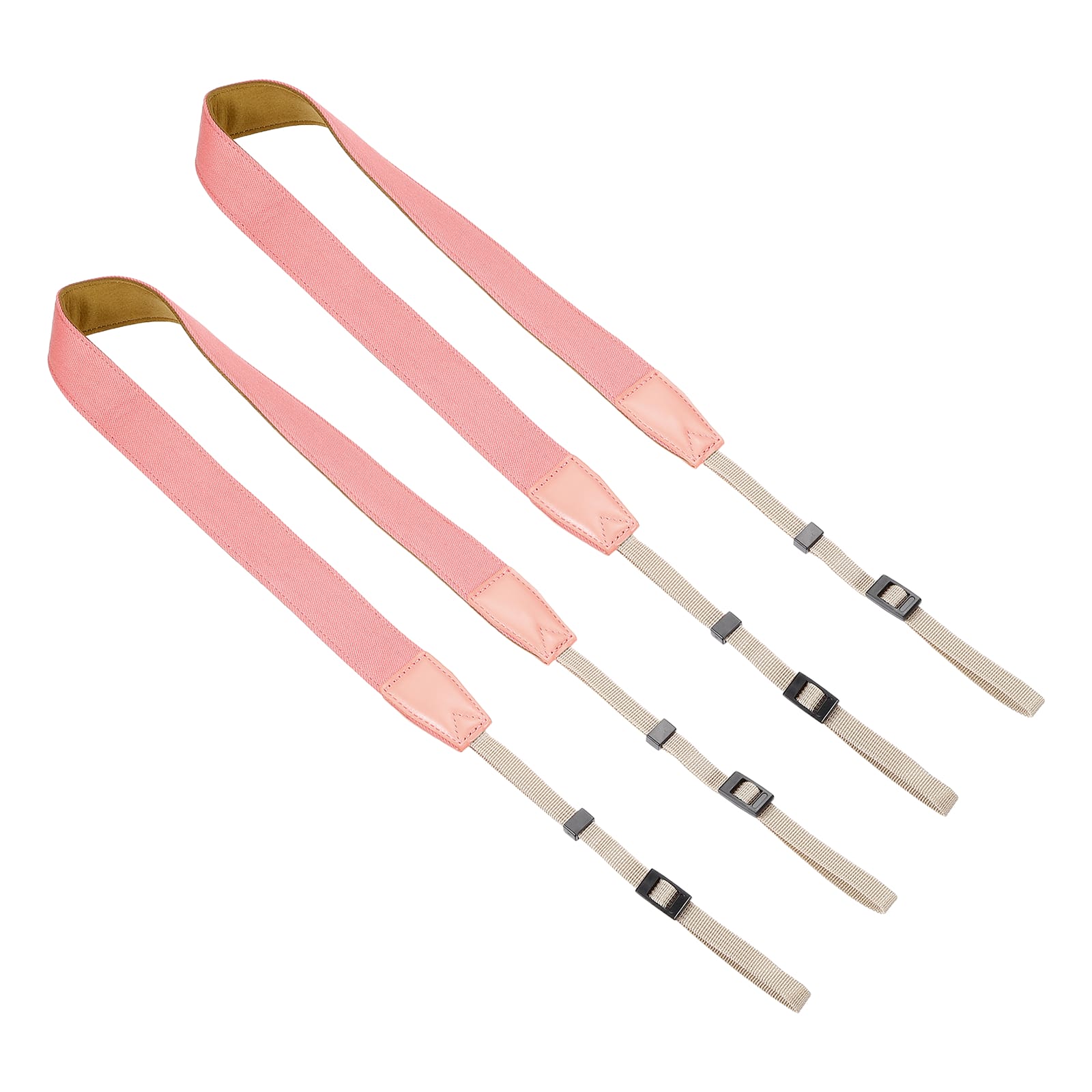 Unique Bargains - 2pcs Camera Strap, 1.2" Width Nylon Adjustable Universal Neck Shoulder Strap for DSLR SLR Compact Cameras - Pink