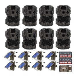 Stealth Cam - DS4K 32MP Ultimate Camera with Solar Power Panels Bundle (8-Pack)