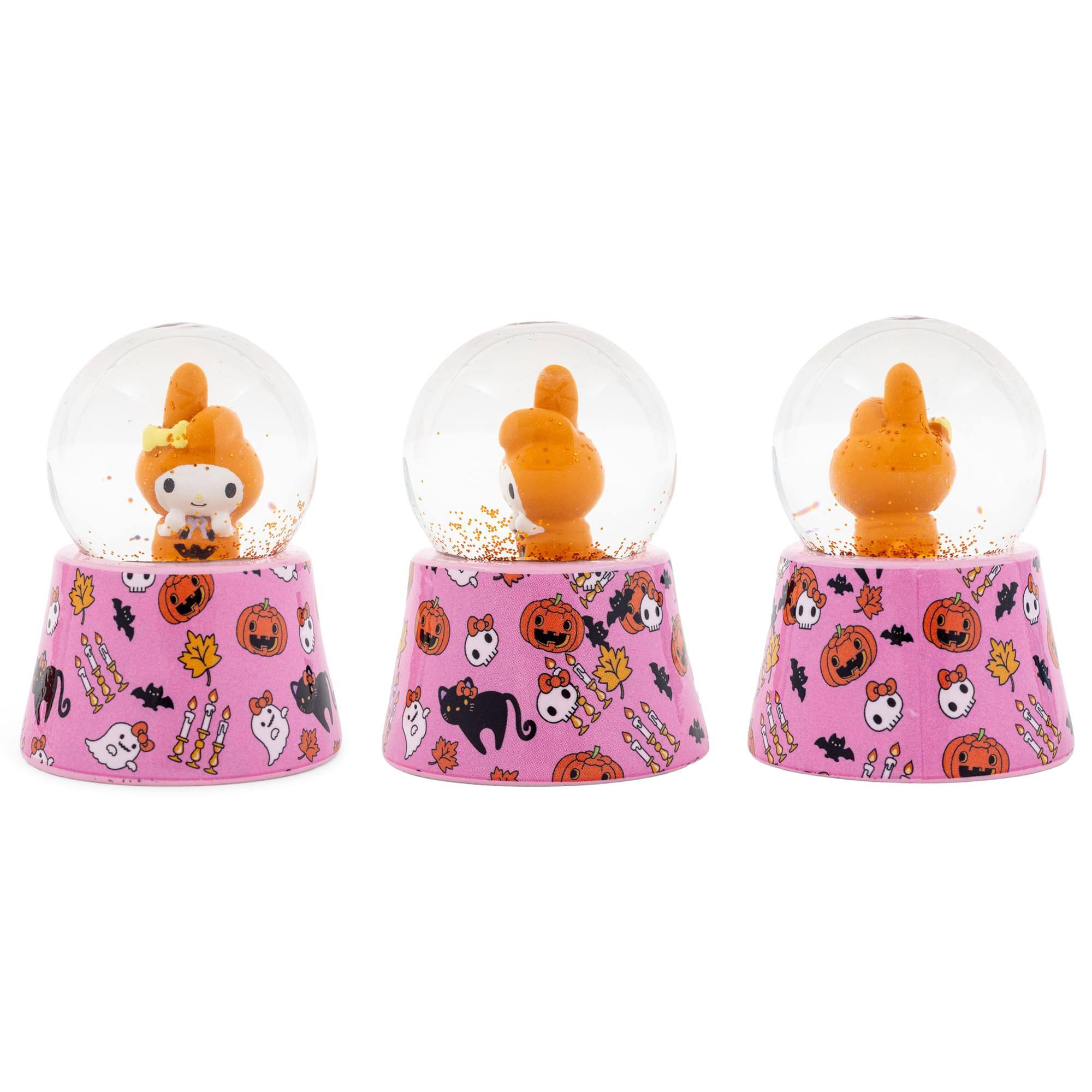 Alt View 10. Silver Buffalo - Sanrio My Melody Halloween Mini Light-Up Snow Globe | 3 Inches Tall - Pink.