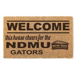 Jardine - Notre Dame of Maryland Gators 18" x 30" Welcome Doormat - Brown