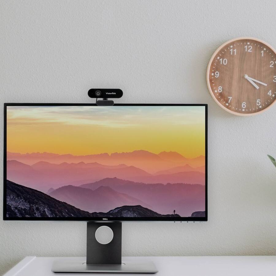 Alt View 1. Visiontek - VisionTek VTWC30 Webcam - 1080p - 30 fps - USB 2.0 - 1920 x 1080 Video - CMOS Sensor - Manual Focus - Microphone.