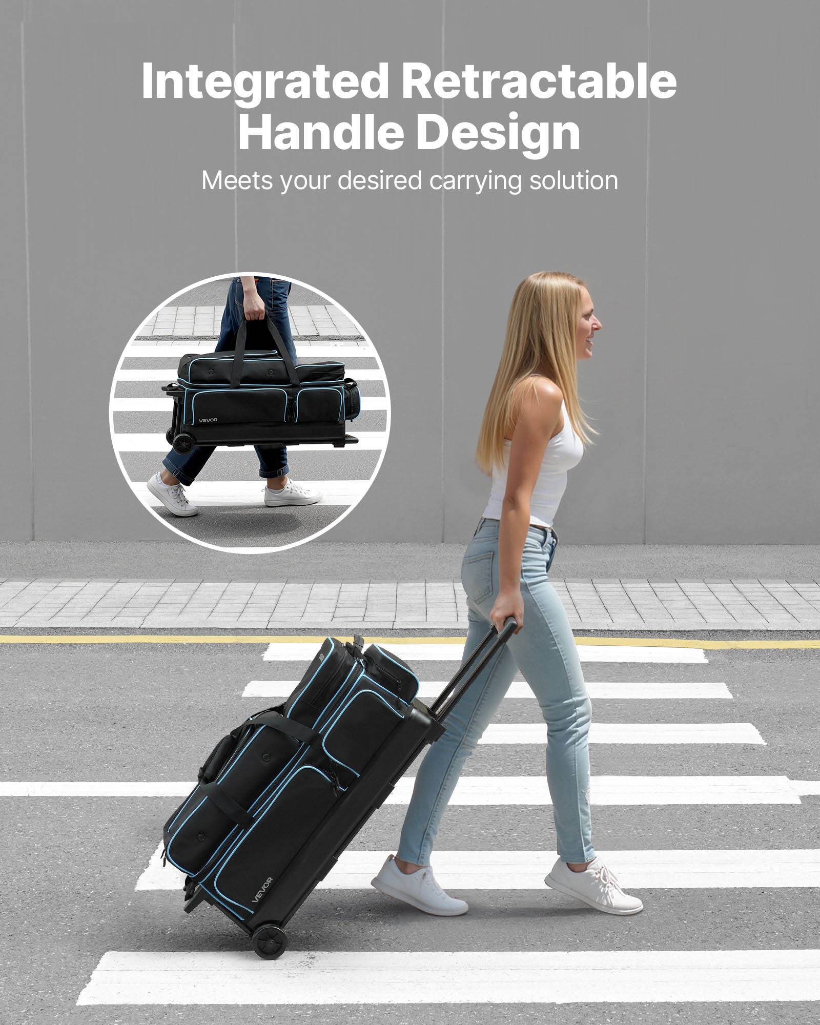 Integrated Retractable Handle Design  
Meets your desired carrying solution