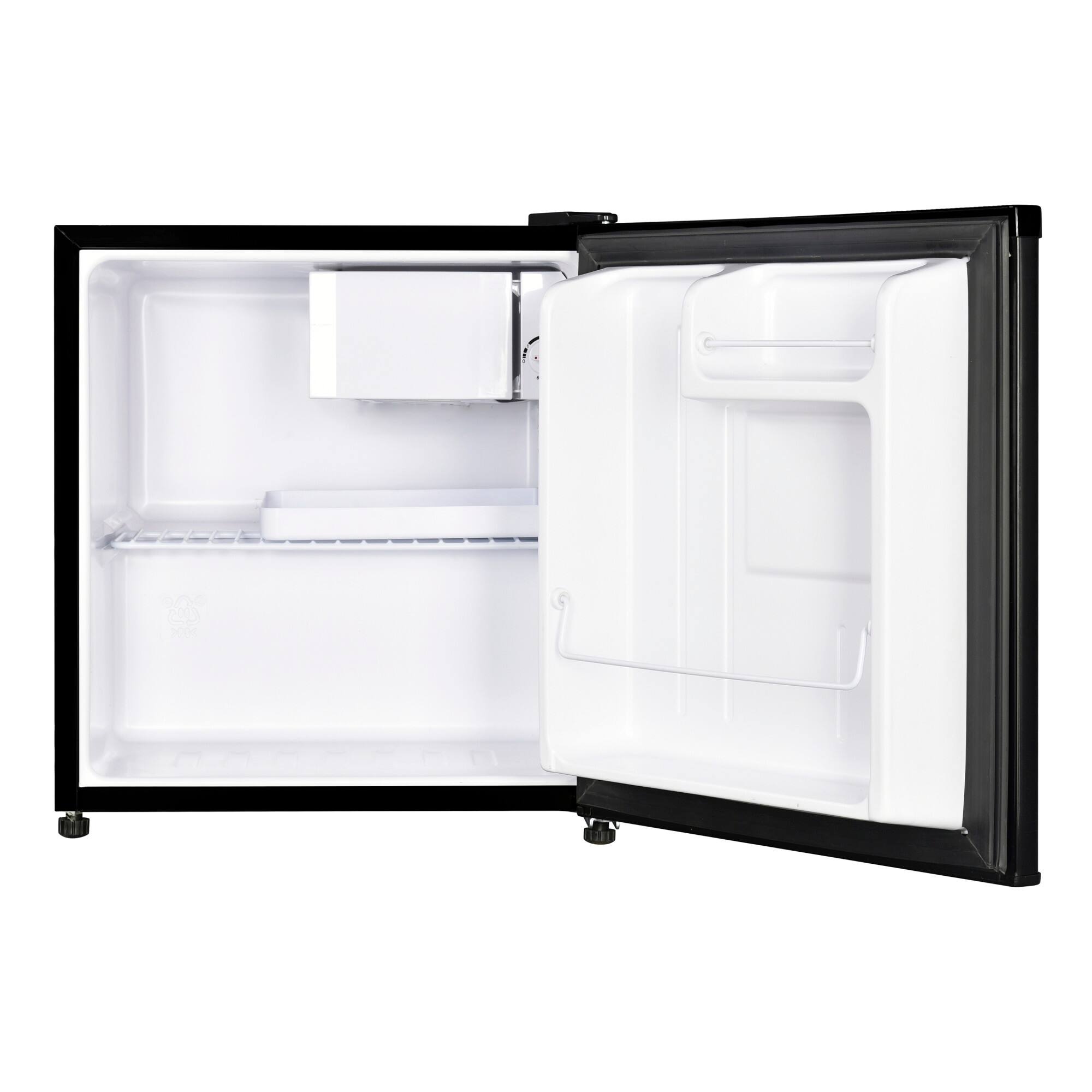 Alt View 7. Magic Chef - 1.7 Cubic ft Manual Defrost Refrigerator - Black.