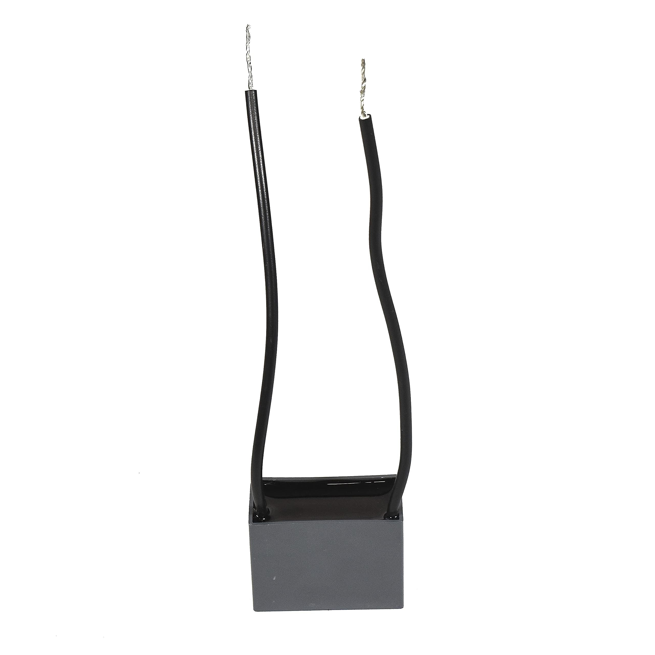 Alt View 3. HQRP - 20 uF 2-Wire Ceiling Fan Capacitor, 250 VAC UL Listed Replacement - for Harbor Breeze, CBB61.