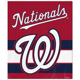WinCraft - Washington Nationals Ultra Plush 50" x 60" Throw Blanket - Multicolor