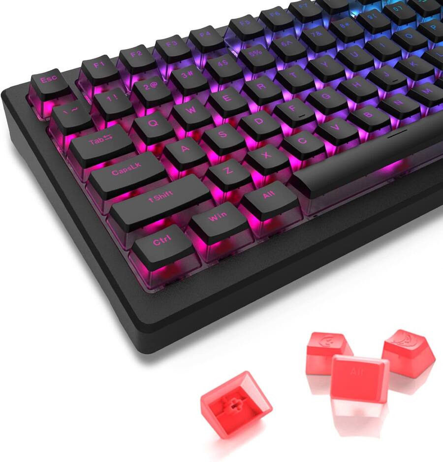 Keyboard Key Stem Design Womier Pudding Keycaps,Shine Through Key Cap OEM Profile Custom Keys ...