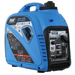 Pulsar - 2,200-Watt Quiet Dual Fuel Portable Inverter Generator with USB Outlet