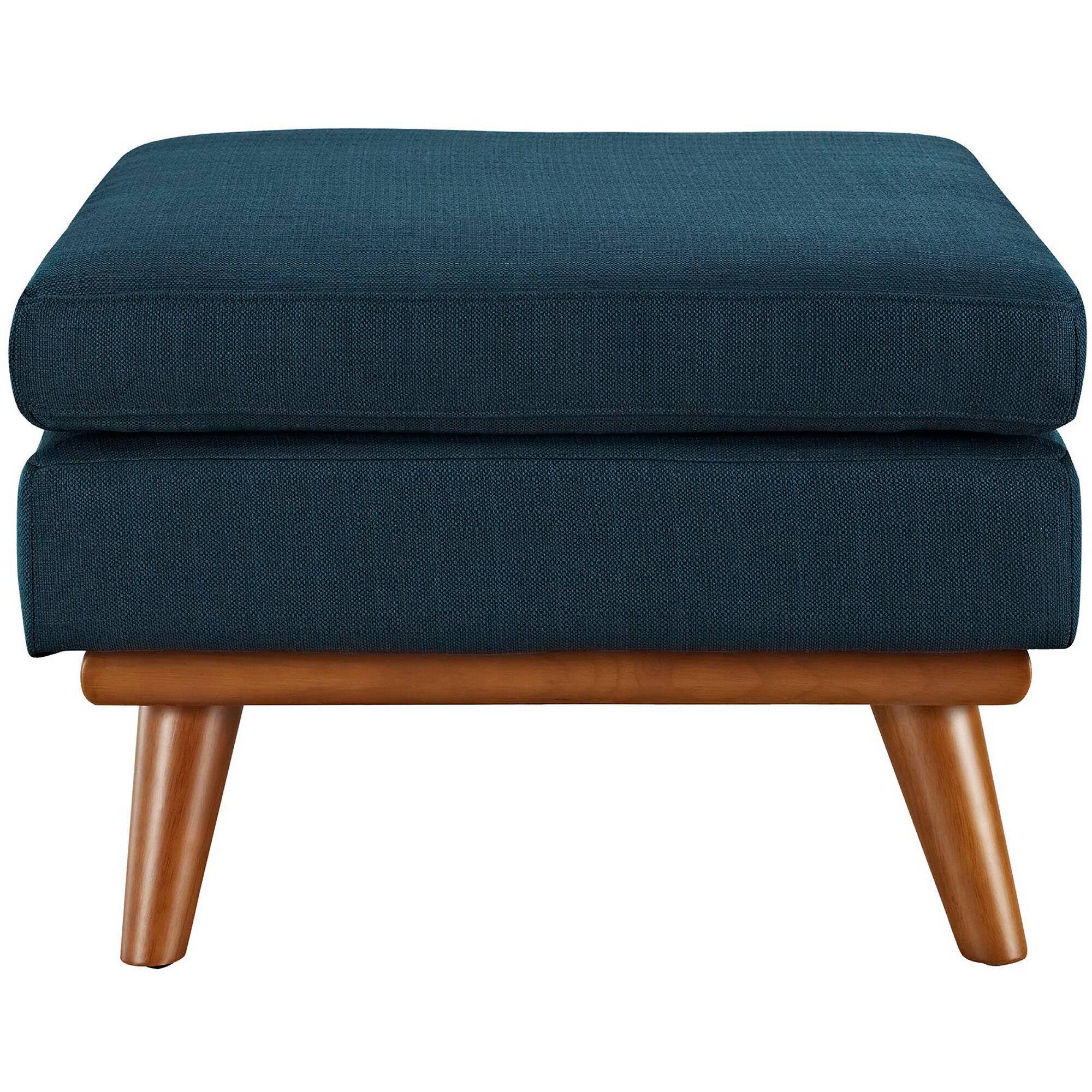 Left. Modway - Engage Upholstered Fabric Ottoman by Modway - EEI-1797-AZU.
