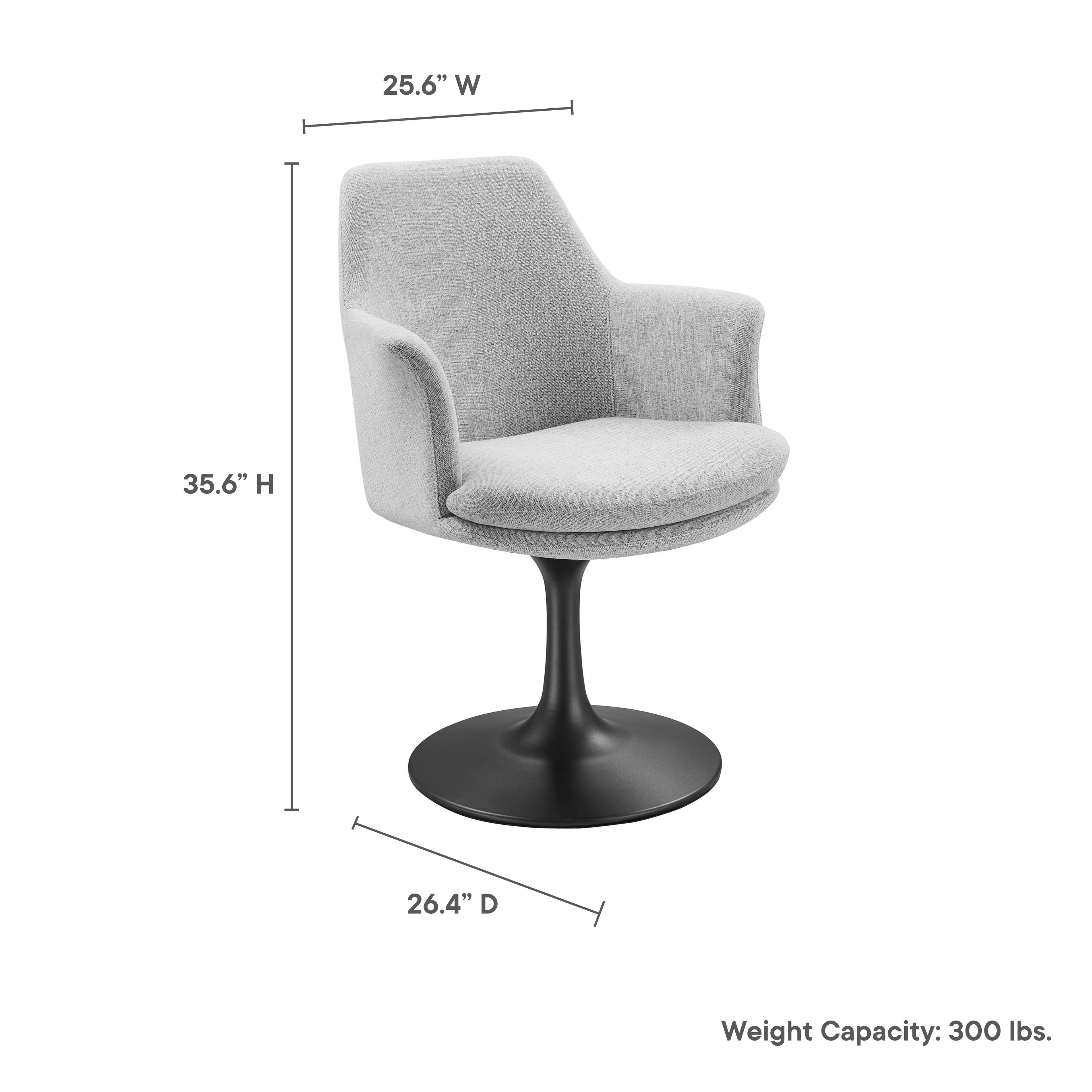 25.6" W  
35.6" H  
26.4" D  
Weight Capacity: 300 lbs.