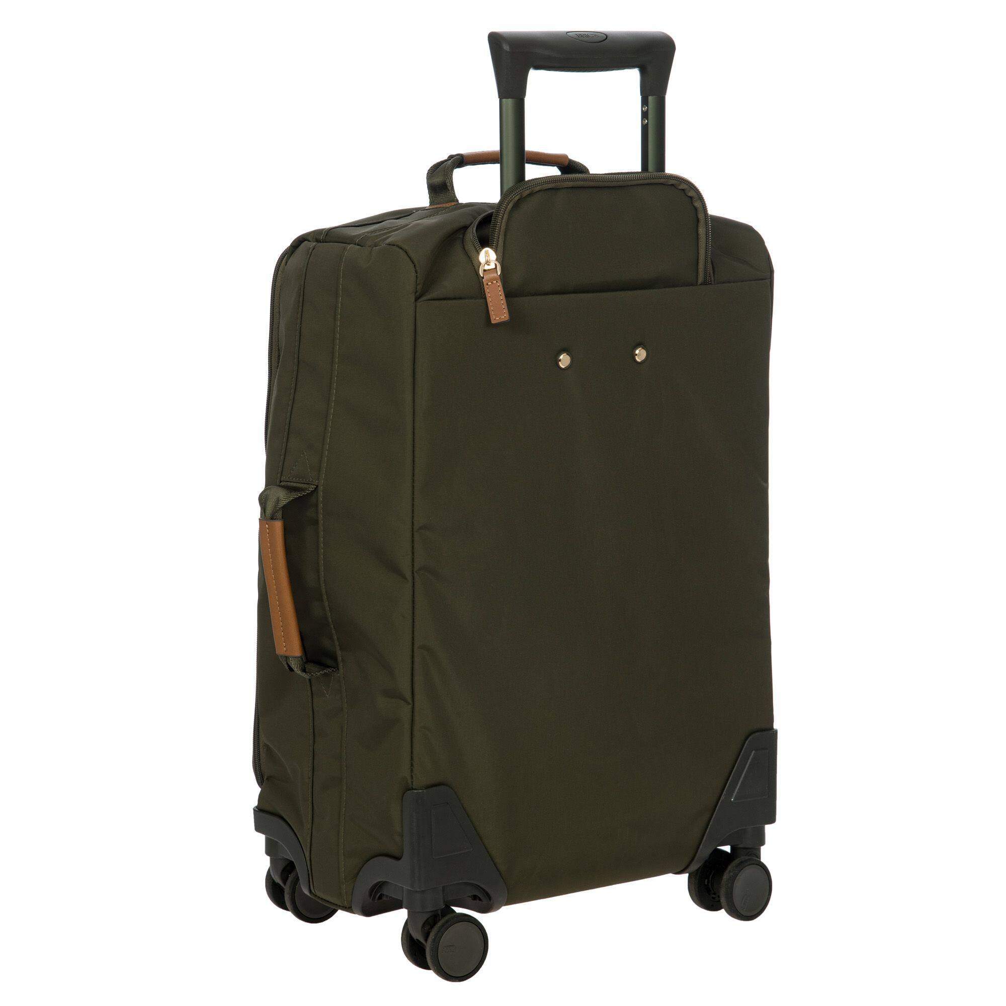 Left. Bric's - X-travel 21" Carry-On Spinner, Olive - Olive.