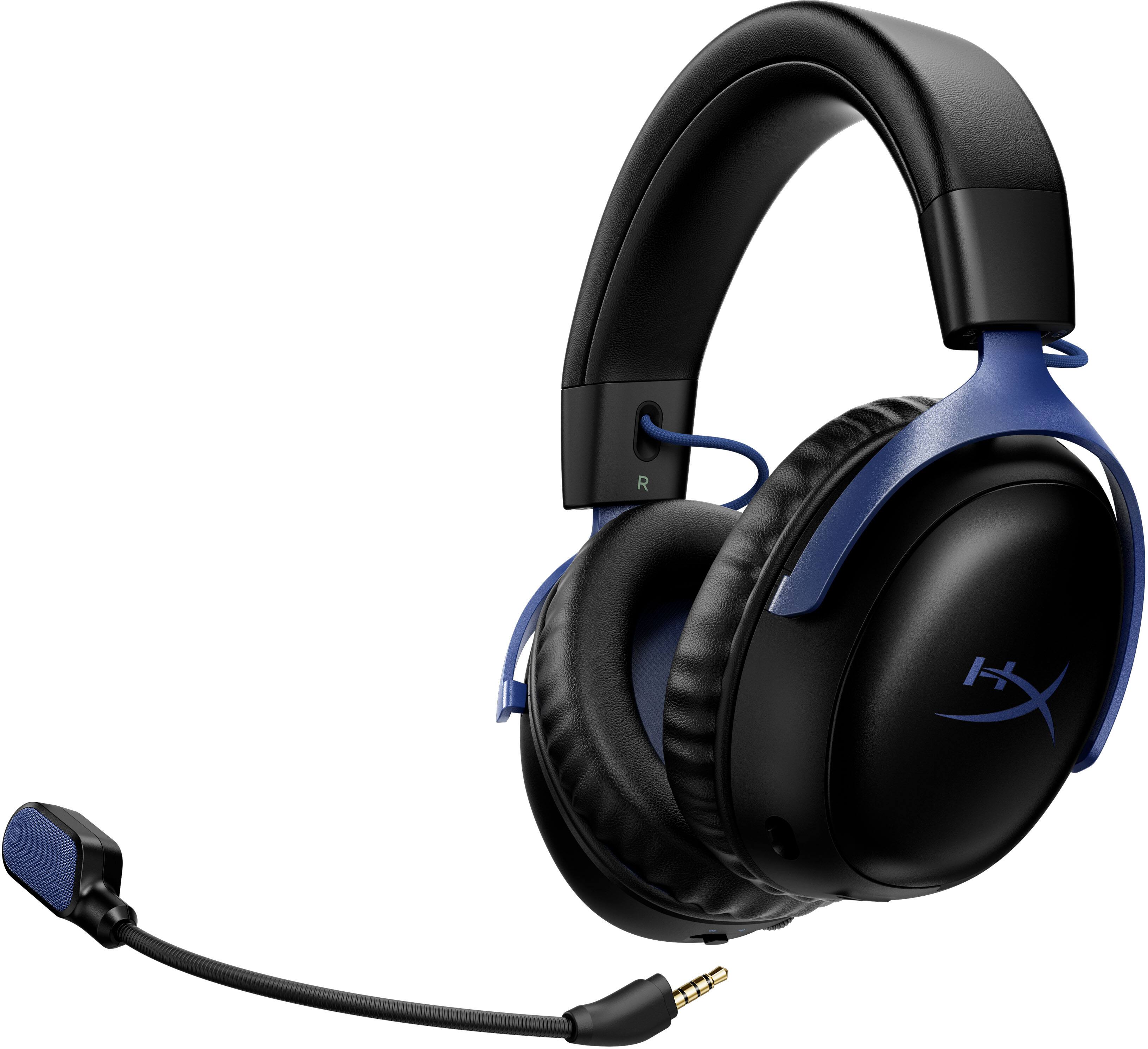 Back. HyperX - Cloud III S Wireless Gaming Headset for PC, PS5, PS4, Nintendo Switch, Mac, and Mobile - Black/Sci-Fi Blue (Special Edition).