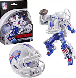Hasbro - Transformers x NFL - Buffalo Bills - Blizz-herd Helmet Action Figure - COLLECTIBLES - Multicolor