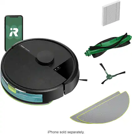 R R Robot Roomba 0 3 iPhone sold separately.