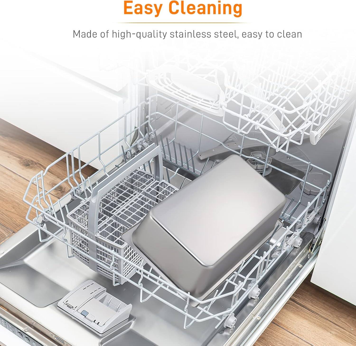 Easy Cleaning  
Made of high-quality stainless steel, easy to clean