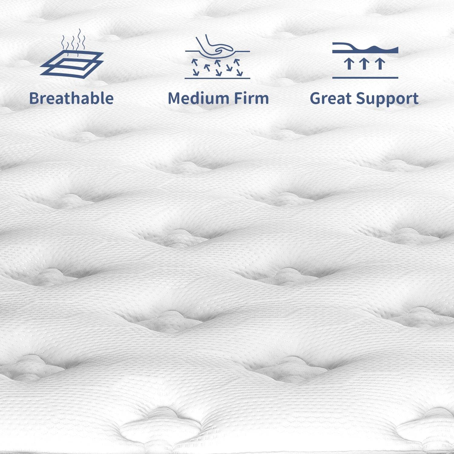 Breathable, Medium Firm, Great Support
