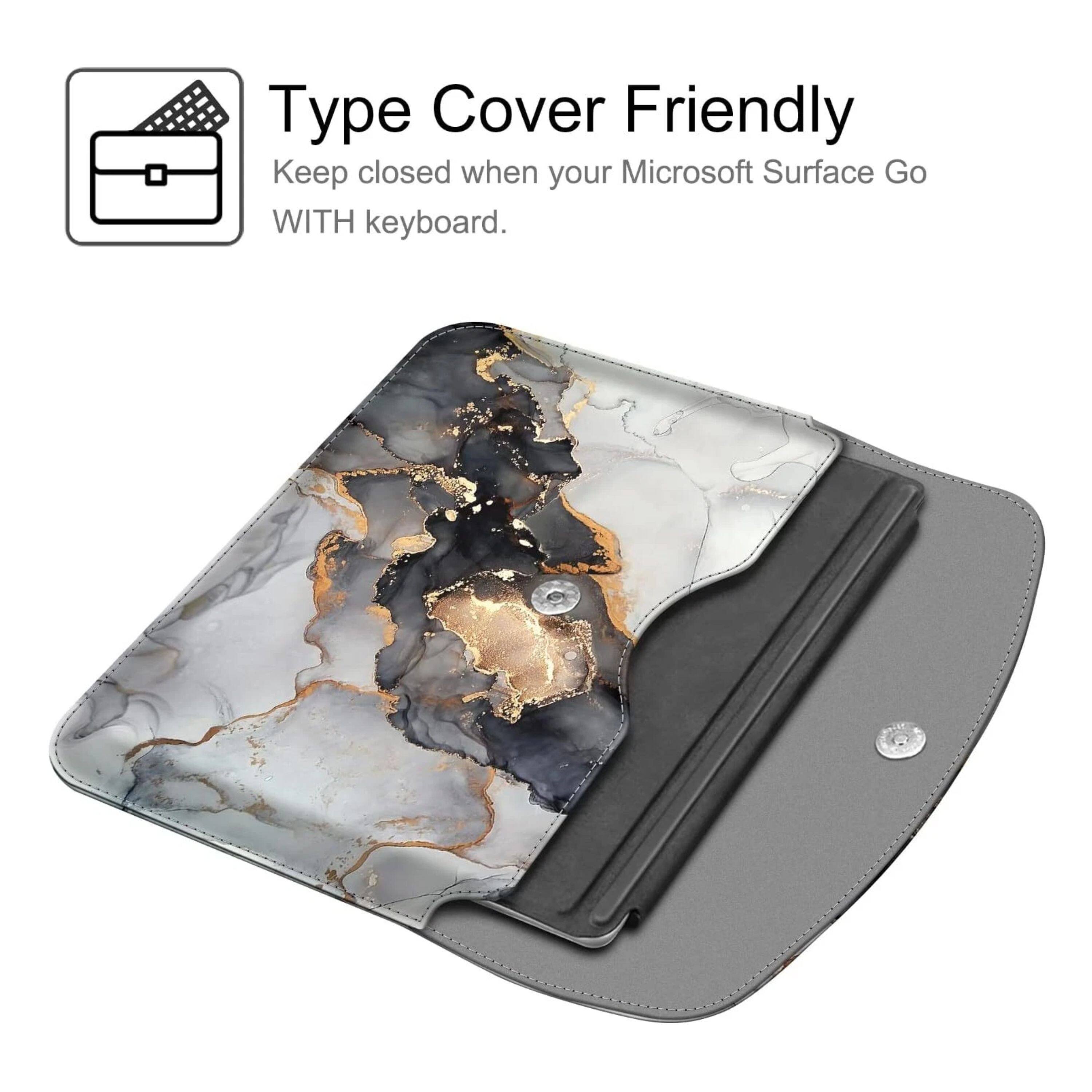 Type Cover Friendly  
Keep closed when your Microsoft Surface Go WITH keyboard.