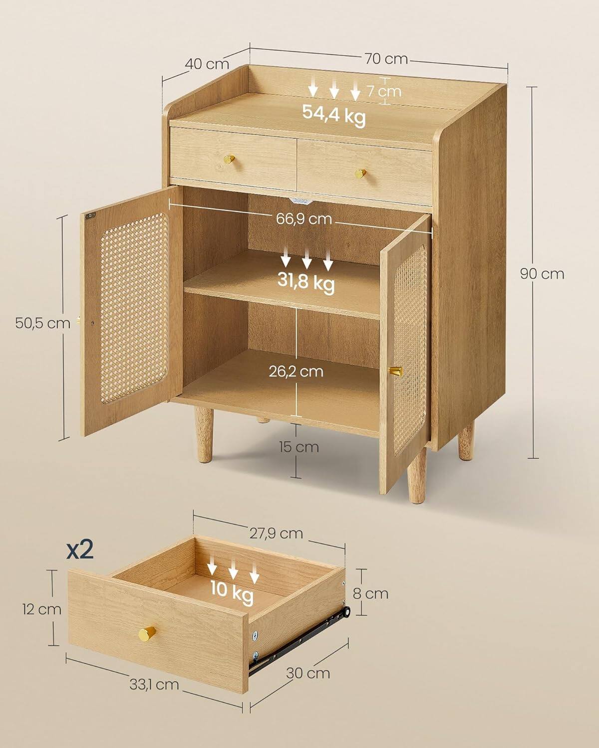- 40 cm
- 70 cm
- 7 cm
- 54,4 kg
- 66,9 cm
- 31,8 kg
- 90 cm
- 50,5 cm
- 26,2 cm
- 15 cm
- 1 x2
- 12 cm
- 27,9 cm
- 10 kg
- 8 cm
- 33,1 cm
- 30 cm
