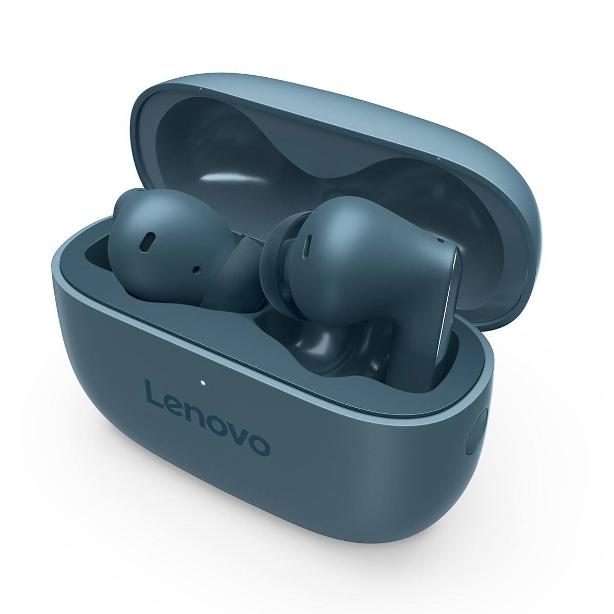 Alt View 5. Lenovo - Lenovo YOGA PC Edition True Wireless Active Noise Canceling Earbuds, Tidal Teal - Blue.