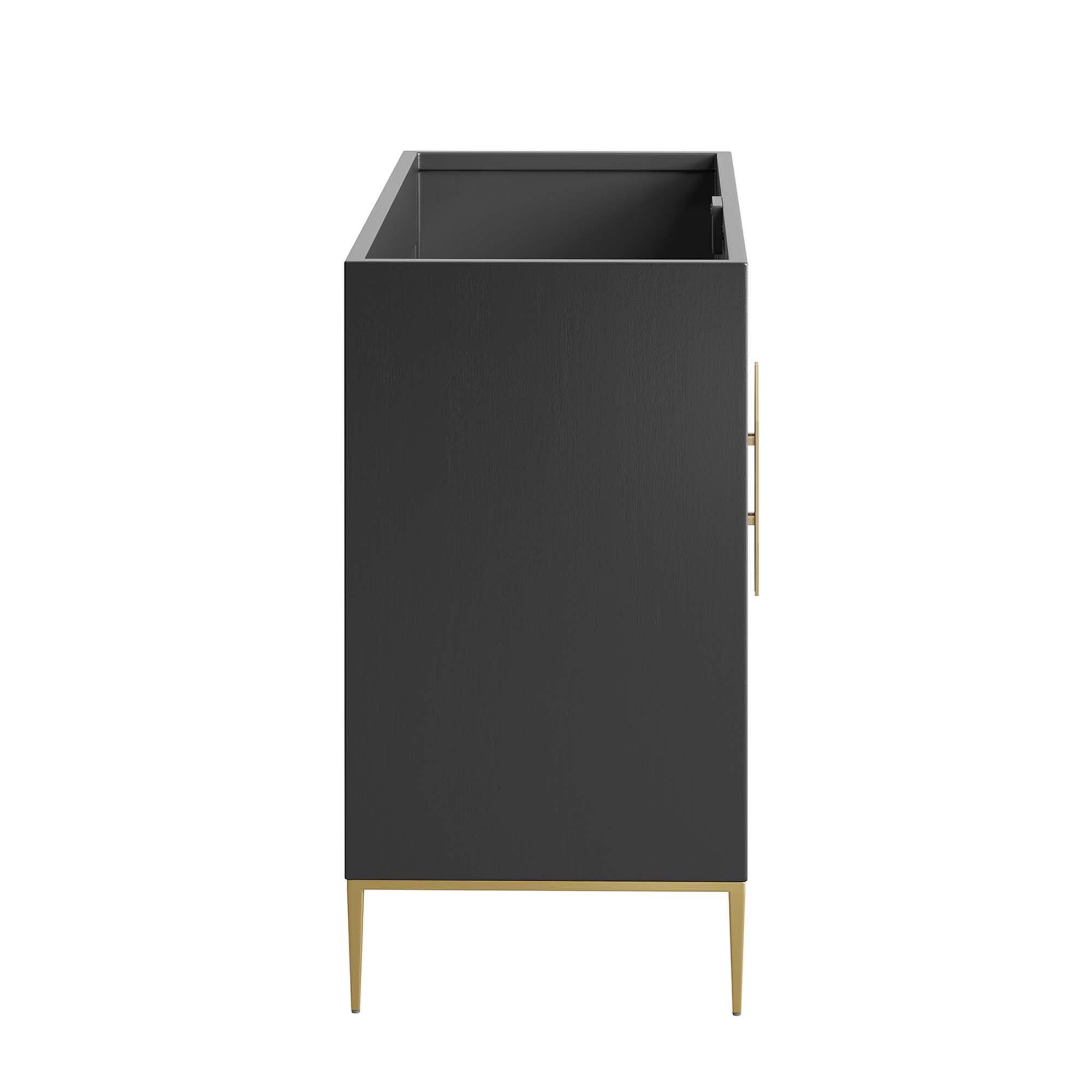 Alt View 1. Modway - Awaken Bathroom Cabinet Basin Not Included by Modway - Black.
