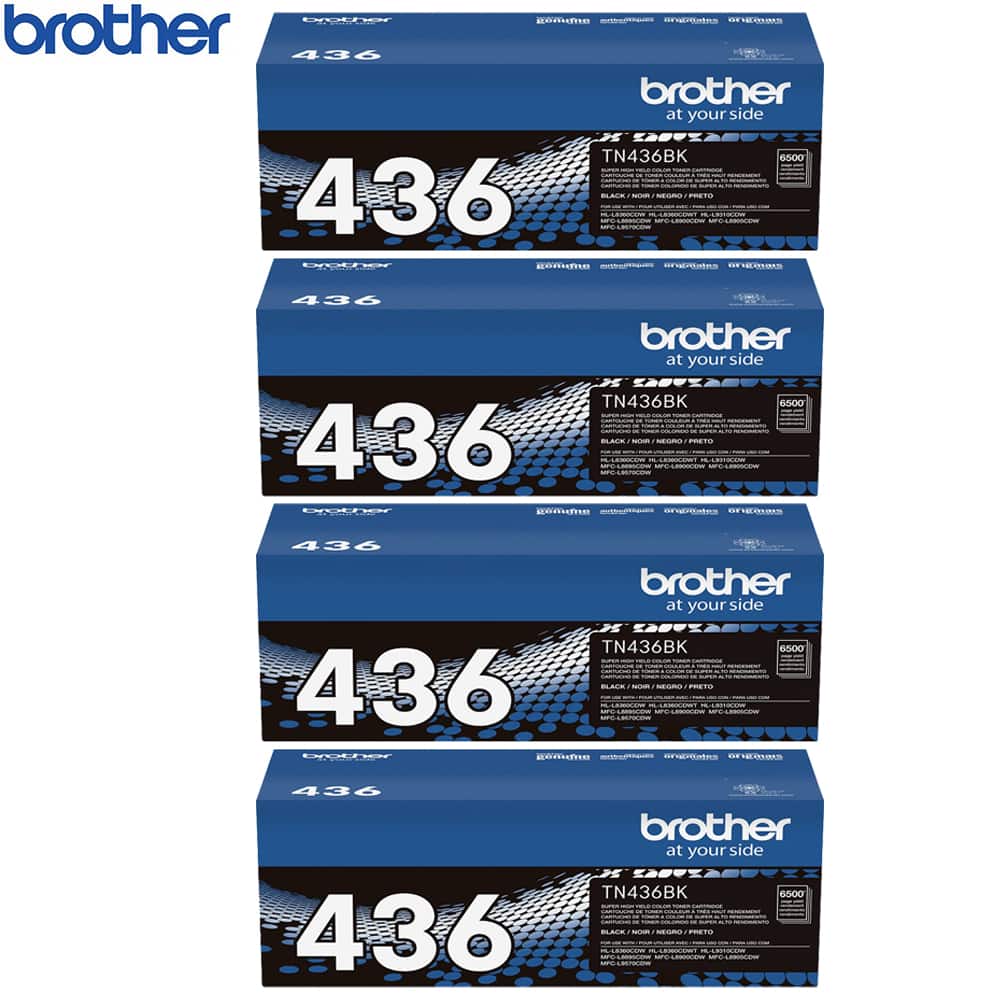Brother - Super High-yield Toner Cartridge Black 4 Pack Bundle