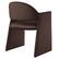 Alt View 3. Modway - Talia Dining Armchair - Chocolate Brown.