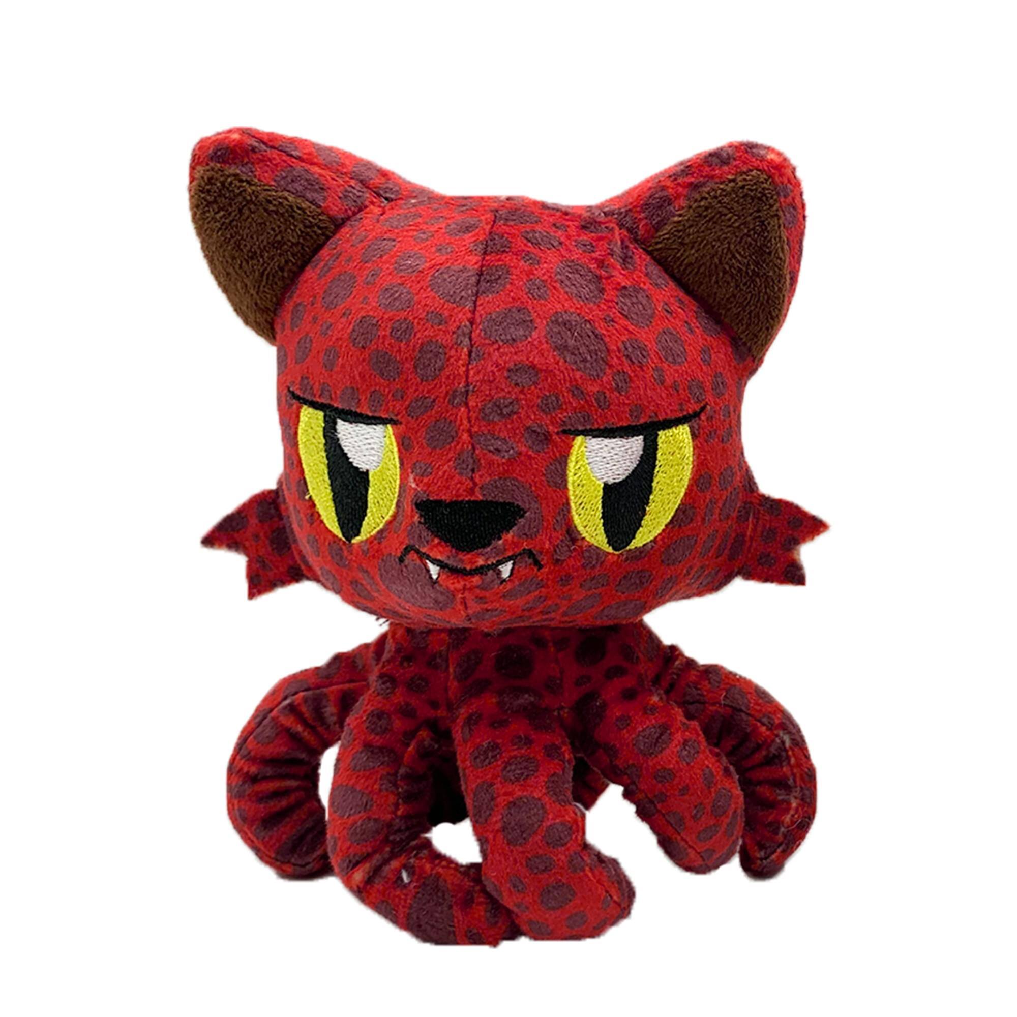 Alt View 1. Tentacle Kitty - Tentacle Kitty Campaign Critters Dragonish Little One Plush - Red.