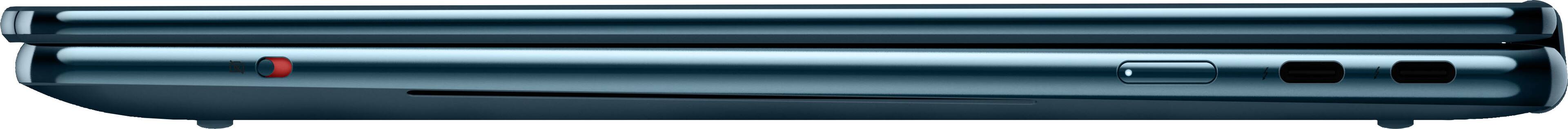 Alt View 15. Lenovo - Yoga Book 9i 2-in-1 14" 2.8K Dual Screen OLED Touchscreen Laptop - Intel Core Ultra 7 255H 2025 - 16GB RAM - 1TB SSD - Tidal Teal.