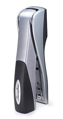 Alt View 1. Swingline - Optima Grip Desktop Stapler, 25-Sheet Capacity - Silver.