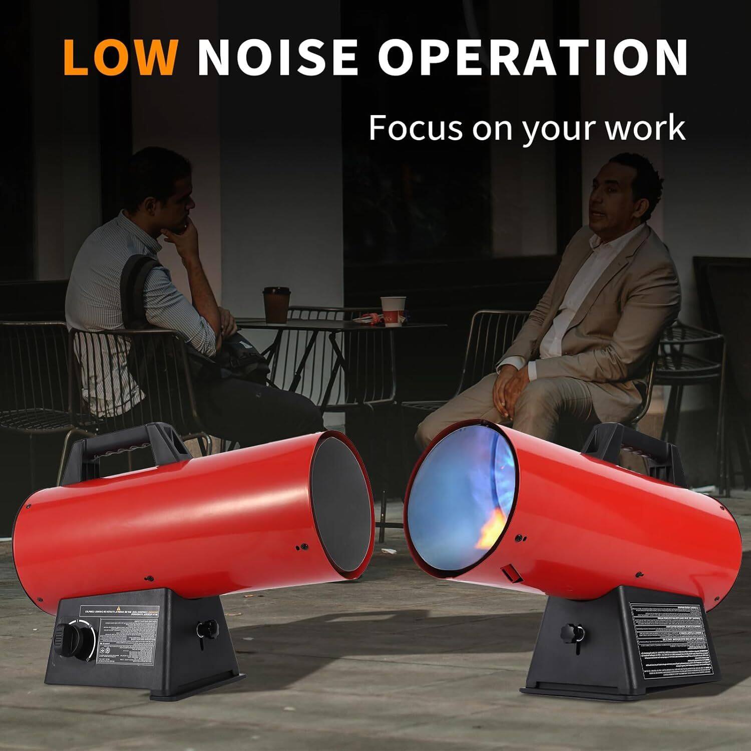 LOW NOISE OPERATION  
Focus on your work
