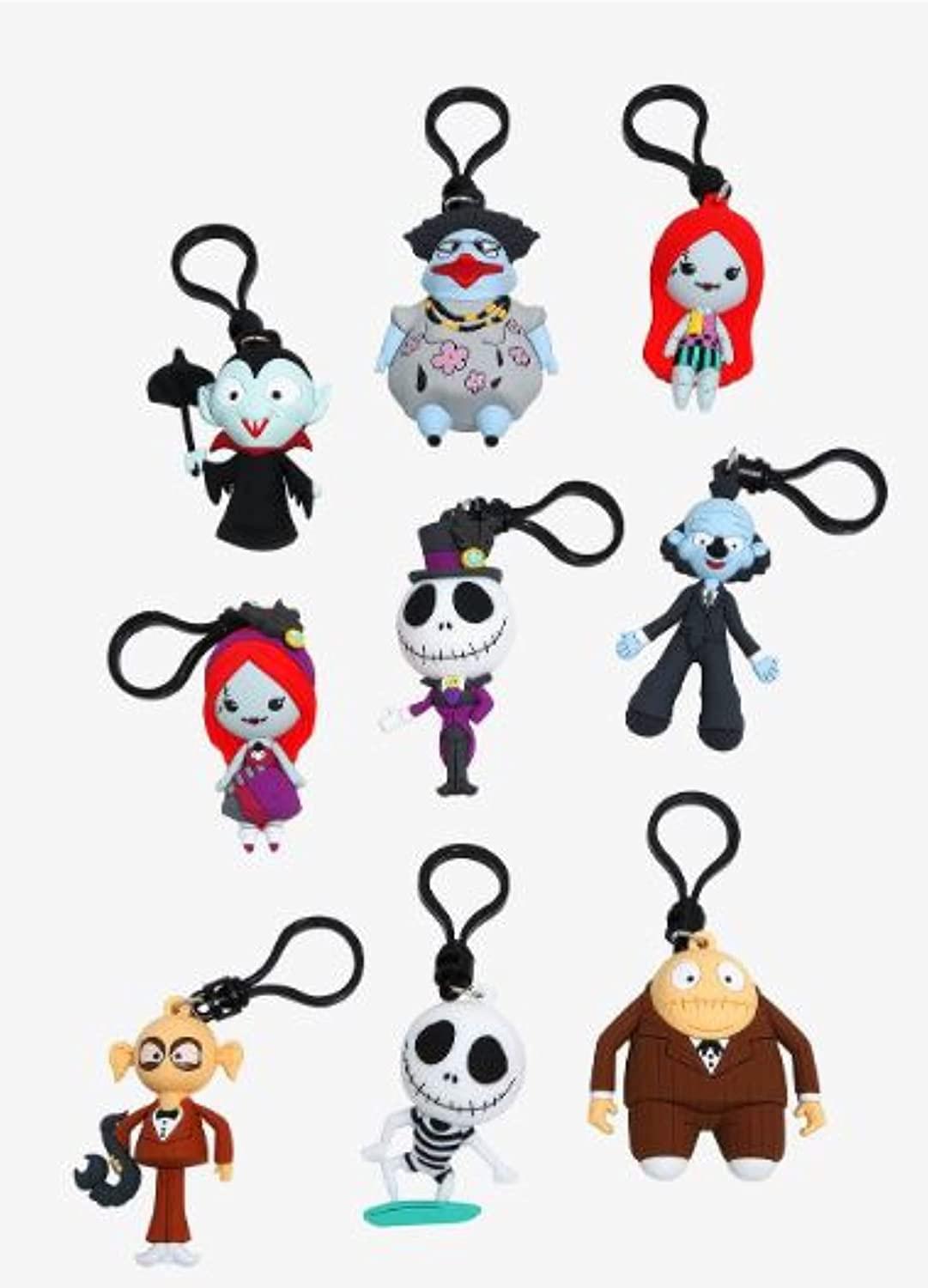 Alt View 10. Disney - Nightmare Before Christmas Series 7 3D Foam Bag Clip | 1 Random - Black.