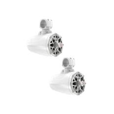 Front. Cerwin Vega - Cerwin Vega - SL65F4W RPM Stroker 2-Way 6.5" Long Pod Speaker System (Pair) - White - White.
