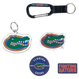 WinCraft - Florida Gators 5-Pack Key Ring and Fridge Magnet Set - Multicolor