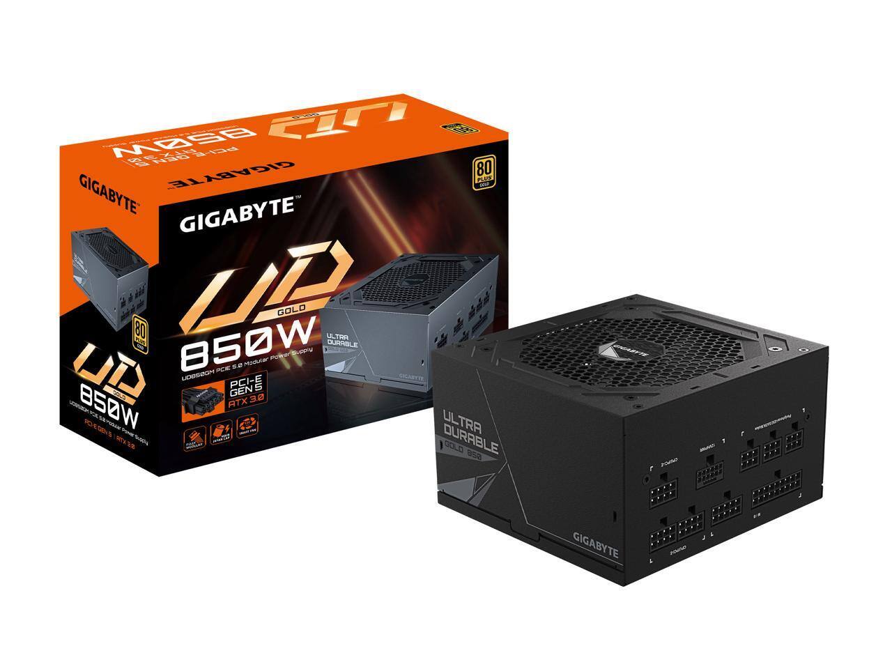 GIGABYTE ULTRA DURABLE 850W GOLD 80+ PCI-E 5.0 RTX 3.0