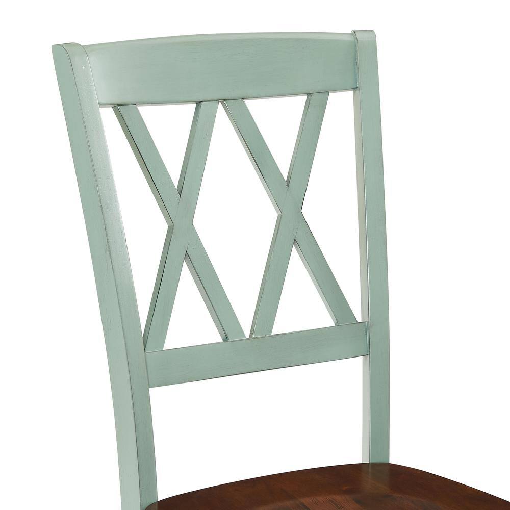 Alt View 2. Crosley Furniture - Shelby 4-Piece Dining Chair Set - Blue.