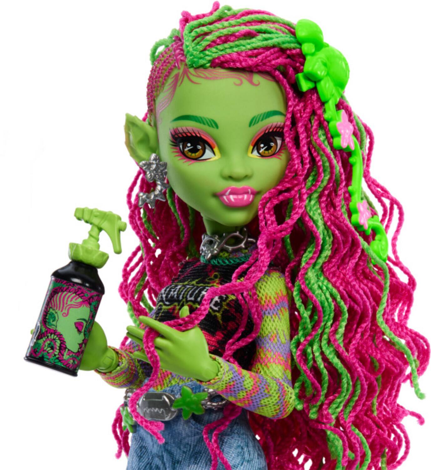 Alt View 2. Mattel - Mattel - Monster High Venus McFlytrap Fashion Doll with Pet   - COLLECTIBLES - Multicolor.