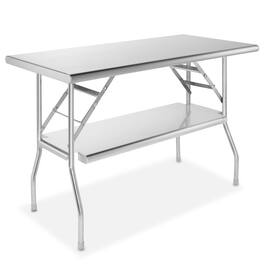 GRIDMANN - NSF Stainless Steel Folding Tables - Silver