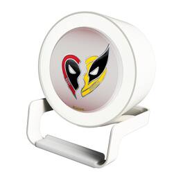 Keyscaper - Marvel Grid Night Light Charger and Bluetooth Speaker - Deadpool Wolverine