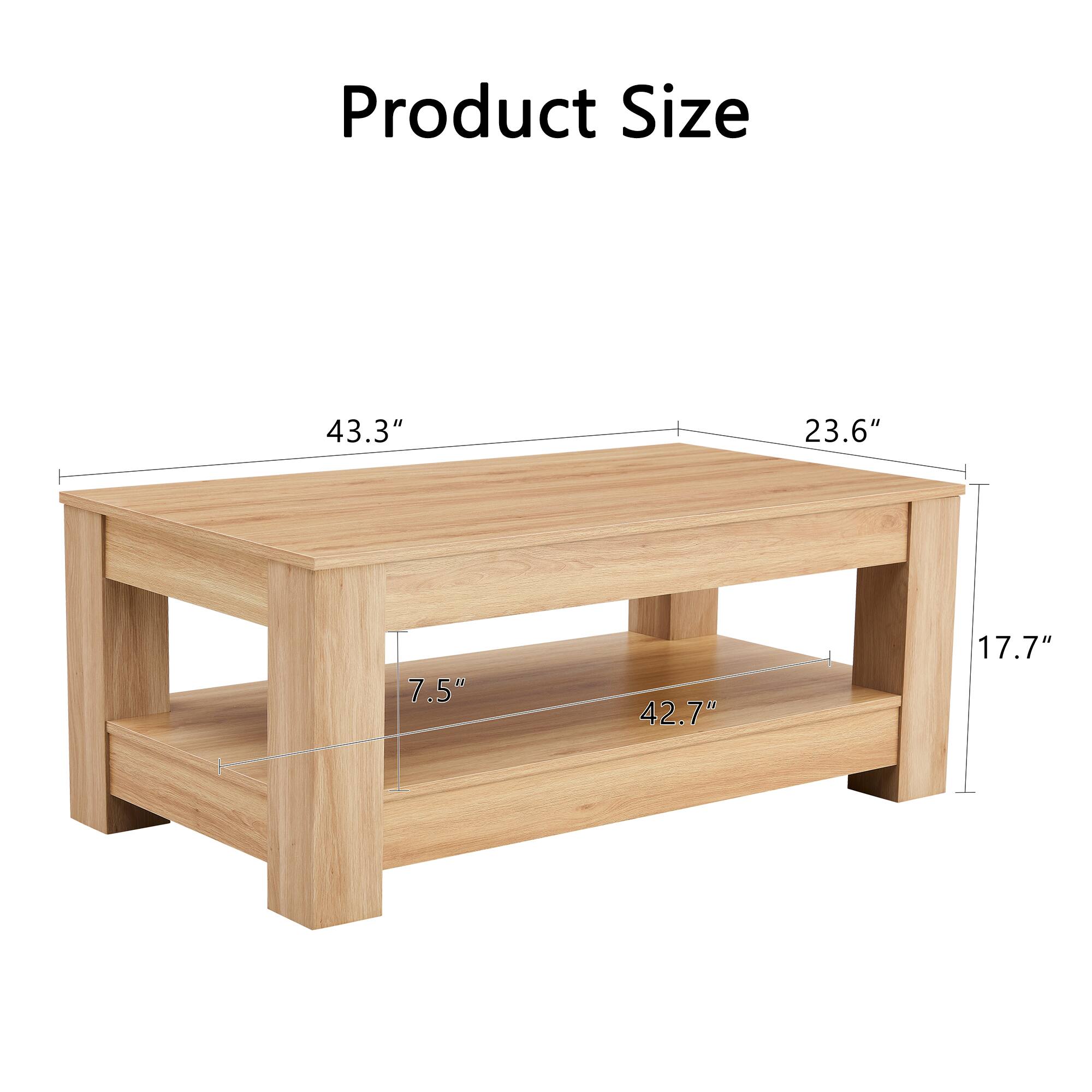 Product Size: 43.3" x 23.6" x 17.7" (H)