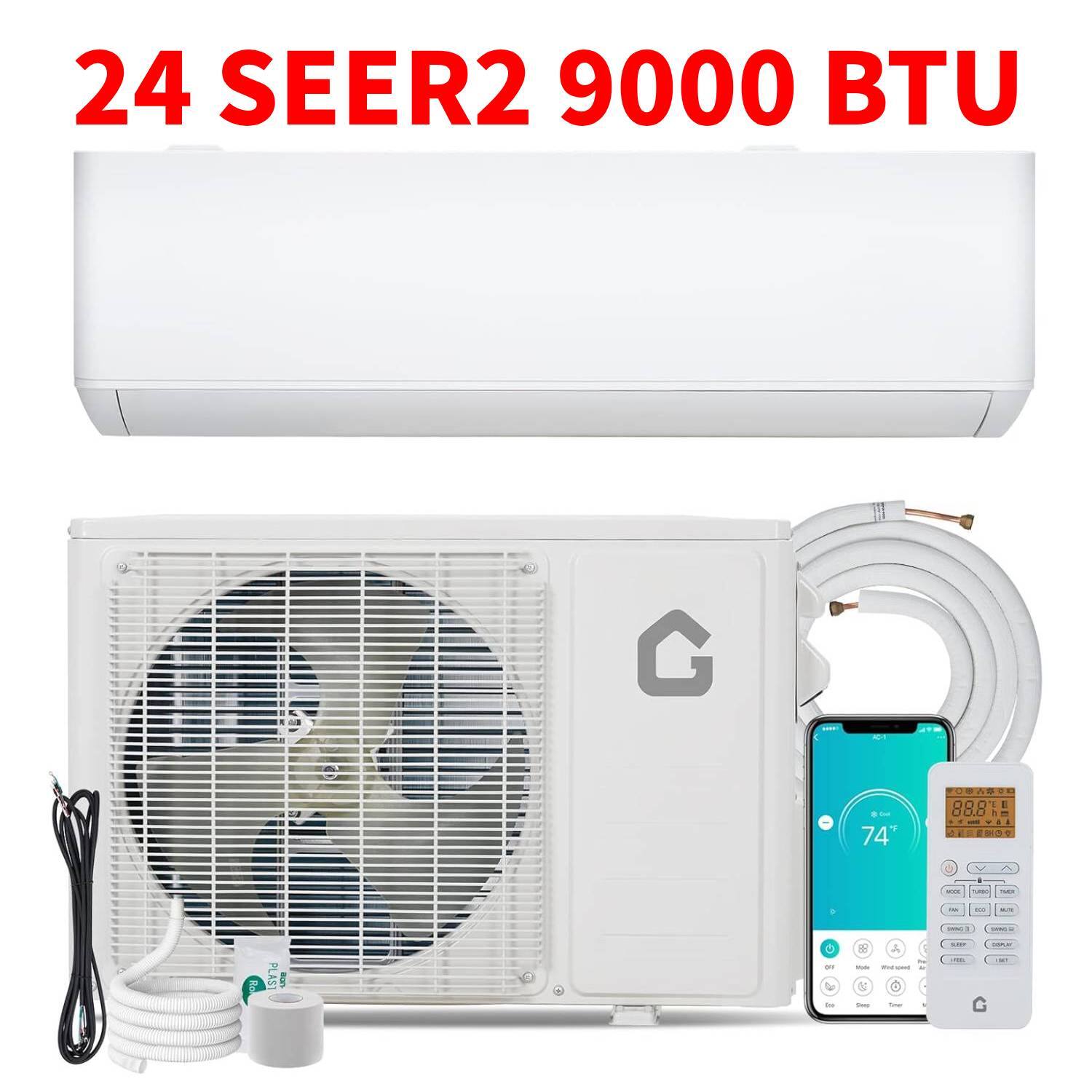 24 SEER2 9000 BTU