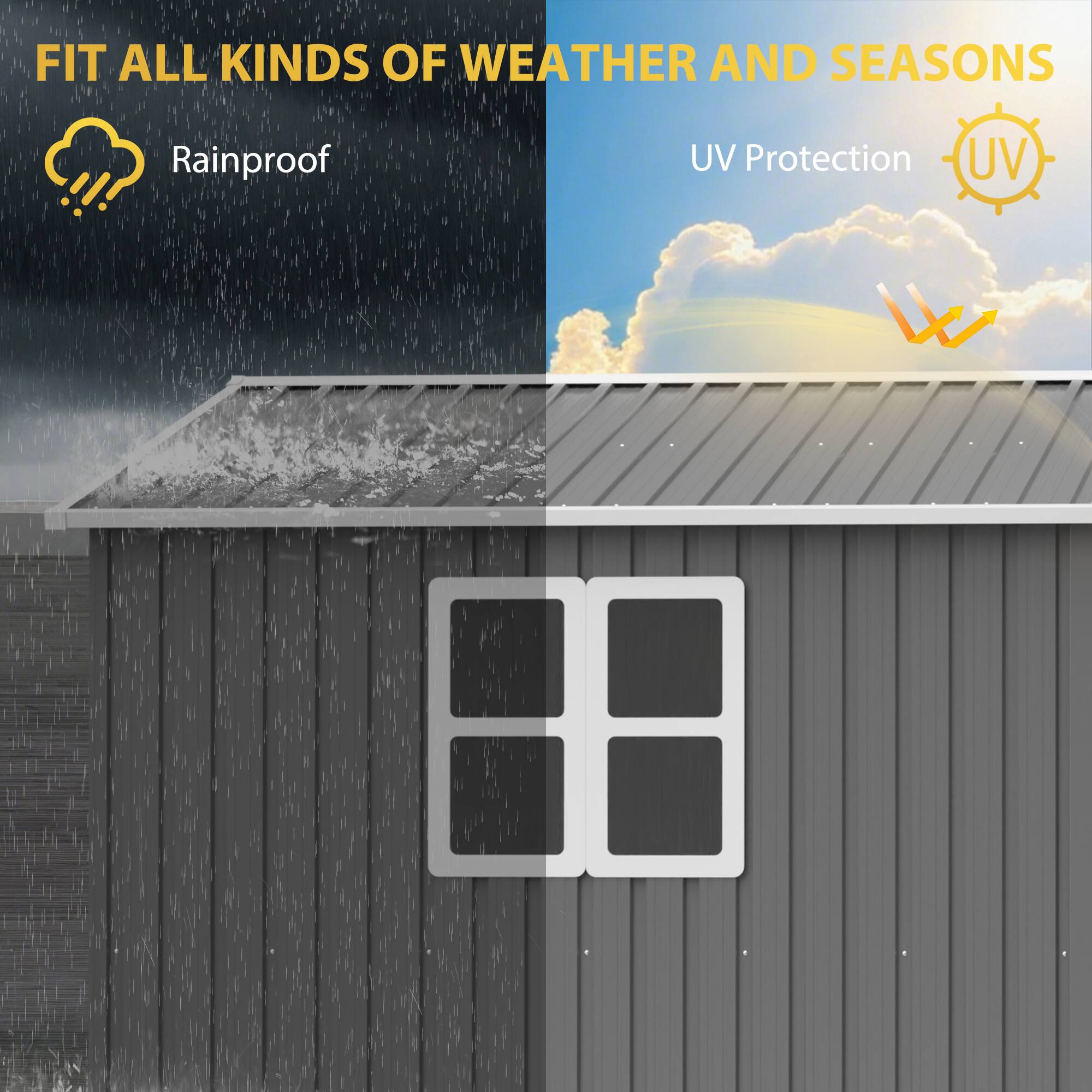 FIT ALL KINDS OF WEATHER AND SEASONS

- Rainproof
- UV Protection