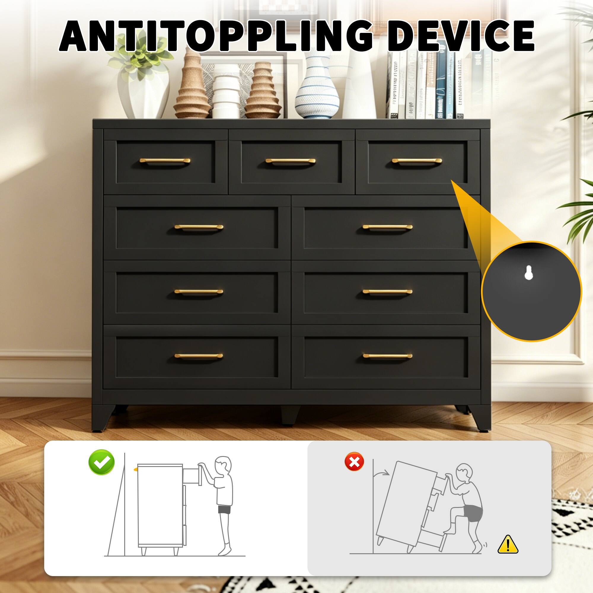 ANTITOPPLING DEVICE