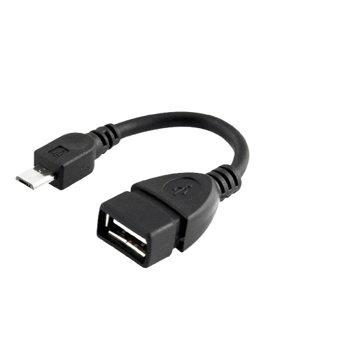 Front. Home Collection - Durable Micro USB OTG Host Cable Adapter Male to 2.0 Female For Android Tablet.