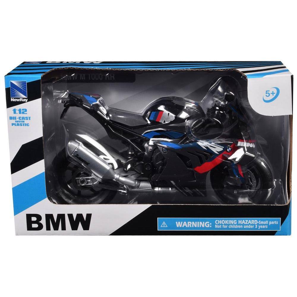 - NewRay
- 1:12 DIE-CAST WITH PLASTIC
- BMW
- M 1000 RR
- 5+
- WARNING: CHOKING HAZARD - Small parts. Not for children under 3 years.