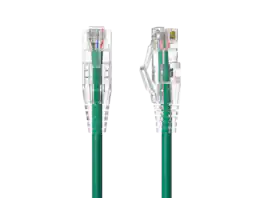 Cable Leader - Cat 6a Ethernet Cable, Slim 28 AWG Snagless RJ45 Patch, 10 Gbps for Router, Gaming Console, PC, Server Rack - Green