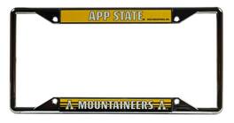 Rico Industries - Appalachian State Moutaineers Chrome EZ View License Plate Frame - Multi