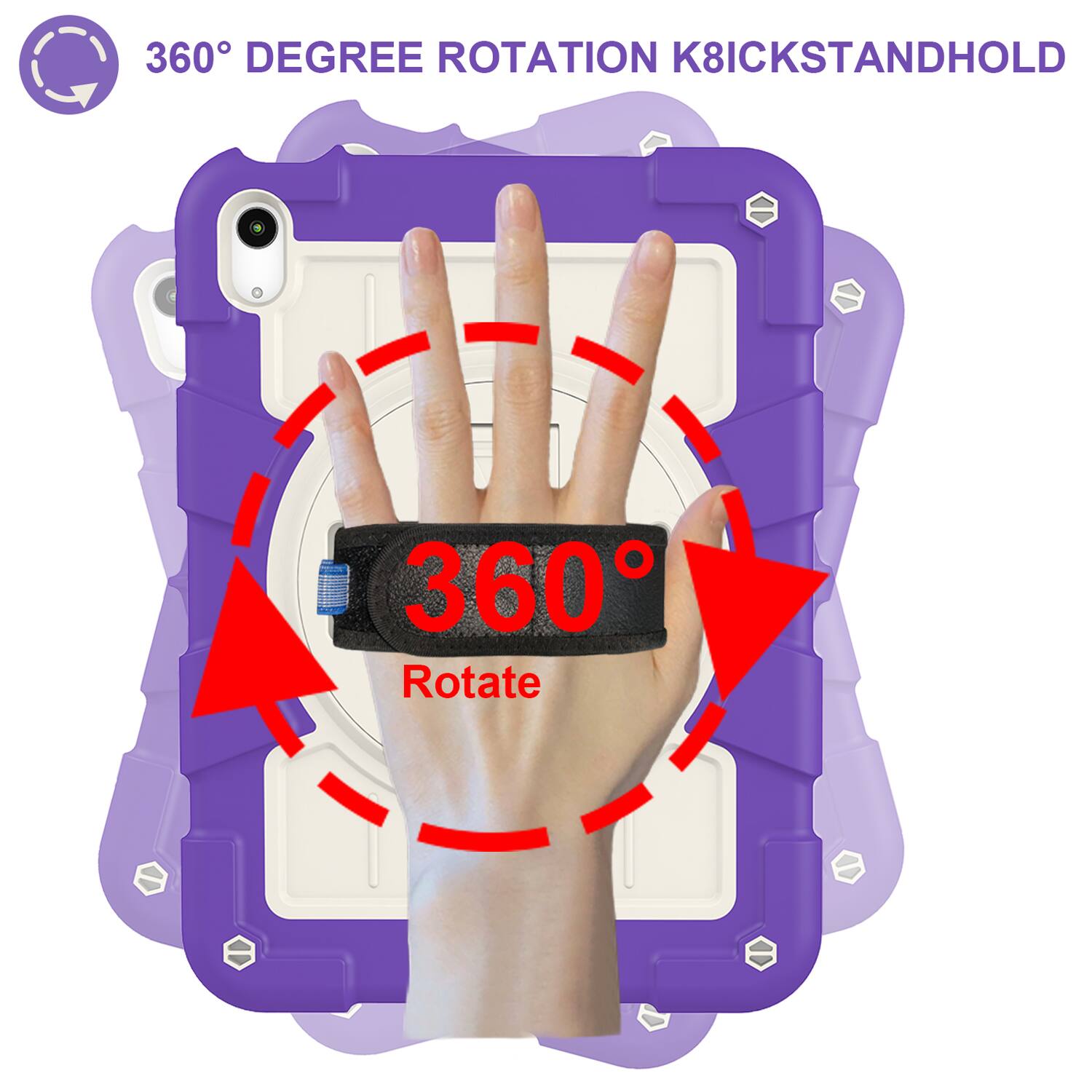 360° DEGREE ROTATION K8ICKSTANDHOLD

360°
Rotate