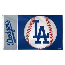 WinCraft - Los Angeles Dodgers 3' x 5' Baseball Deluxe Single-Sided Flag - Multicolor