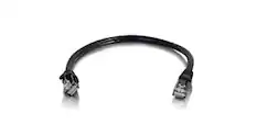 Front. C2G - Cables to Go 27152 7 Feet Cat6 Patch Cable - 550 MHz - Snagless - 1 x RJ-45 - Male/Male - Black - Black.
