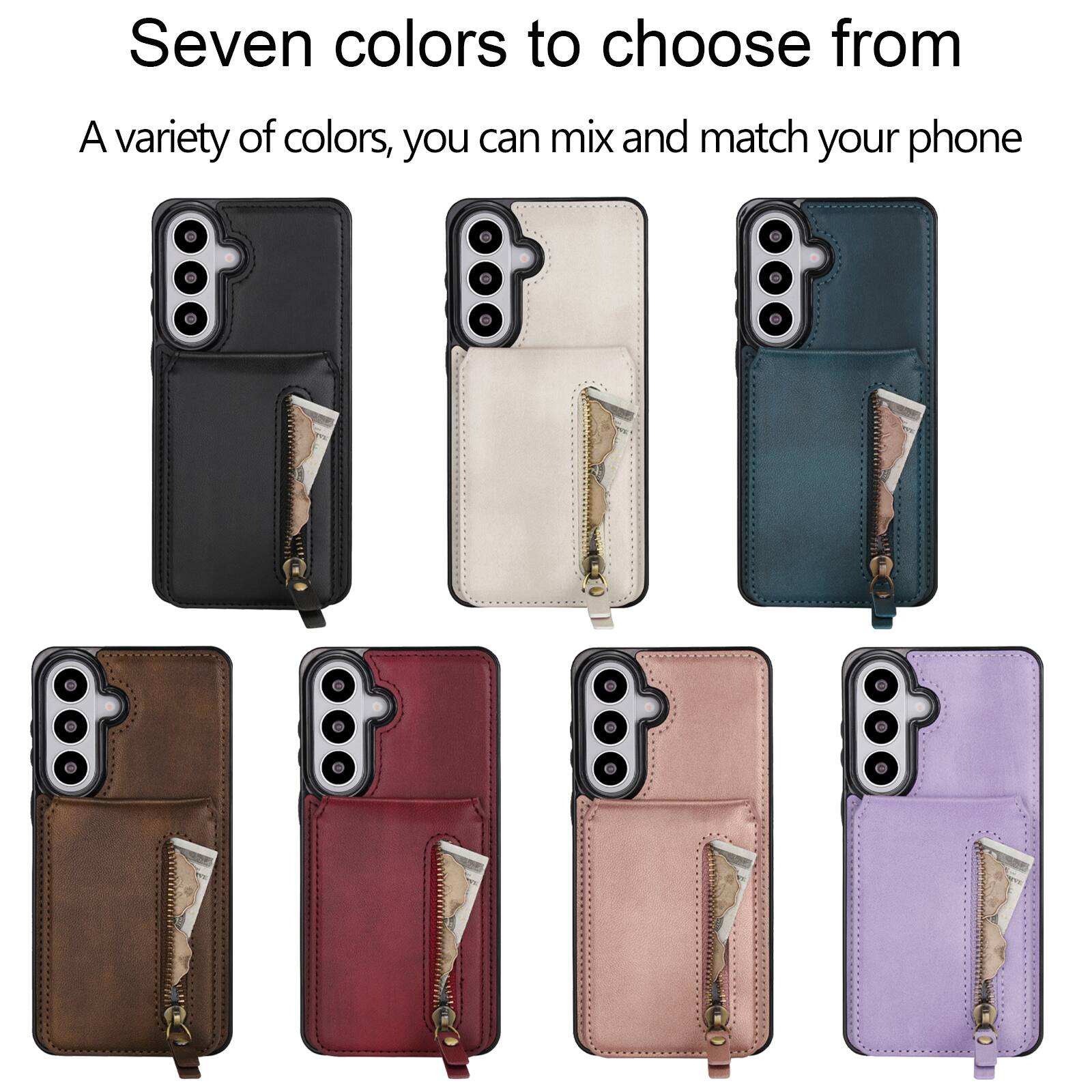 Seven colors to choose from

A variety of colors, you can mix and match your phone